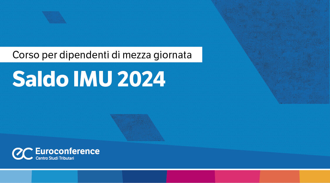 Immagine Saldo IMU 2024 | Euroconference