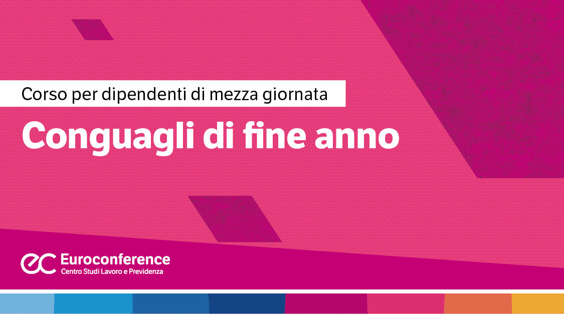 Immagine Conguagli di fine anno | Euroconference