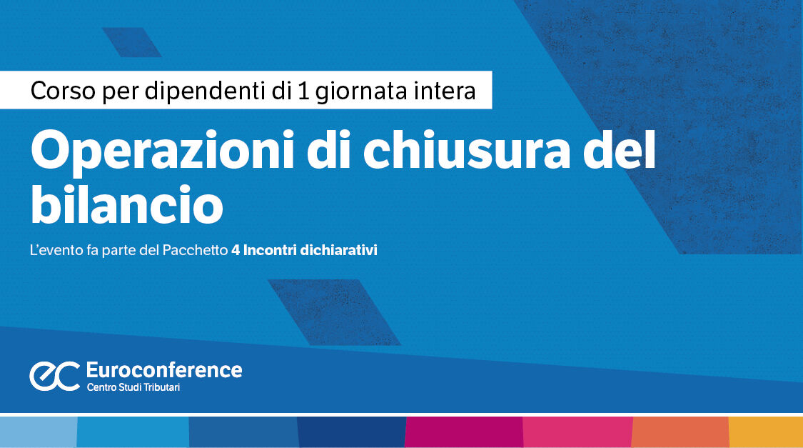 Immagine Operazioni di chiusura di bilancio | Euroconference