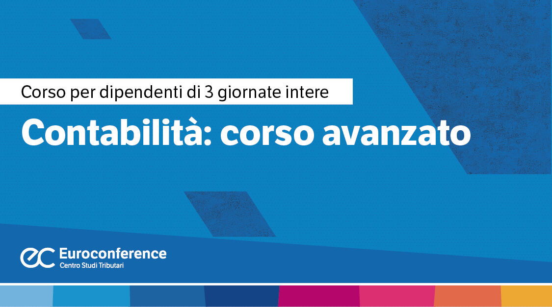 Immagine Contabilità: corso avanzato | Euroconference