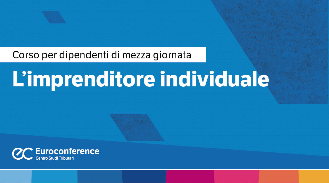 Immagine L'imprenditore individuale | Euroconference